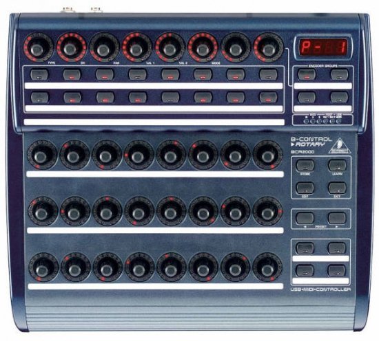 Controleur midi 32 rotatifs Behringer BCR2000