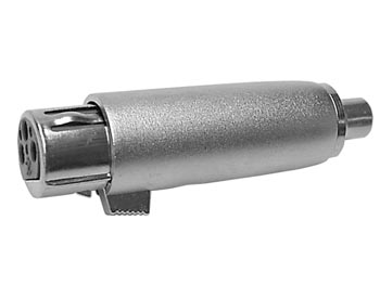 adaptateur XLR 3 femelle vers CINCH RCA femelle