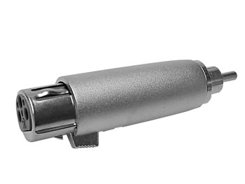 adaptateur XLR 3 femelle vers CINCH RCA Mâle mono