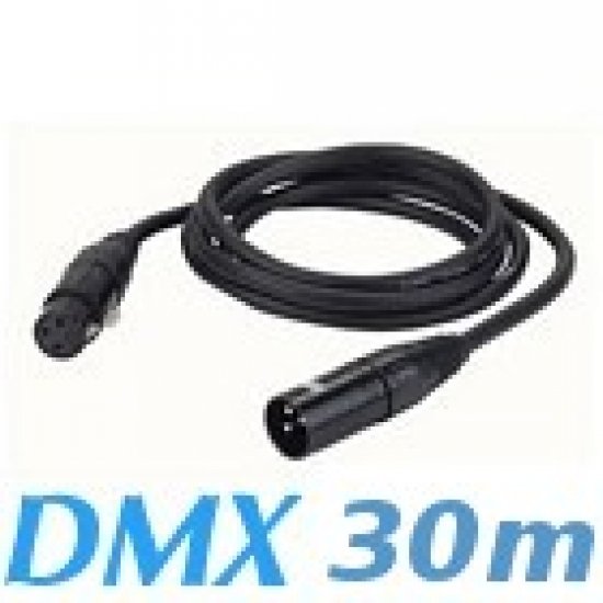cable DMX 110ohms XLR 3 broches male Femelle 30 m