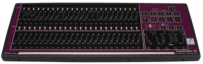 Starway commander 48 Jeu d'orgue 24/48 canaux DMX à mémoire