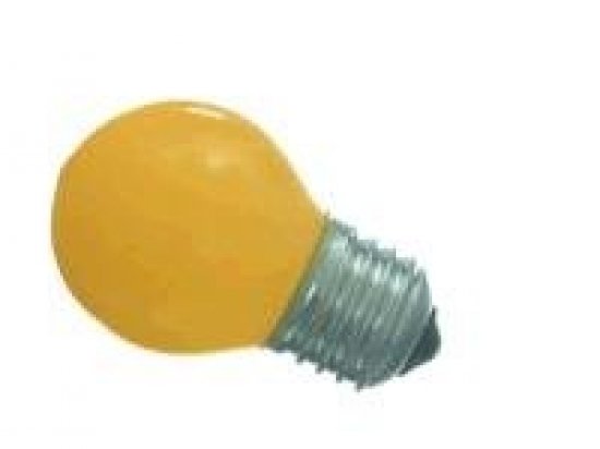 Lampe E27 à led Jaune 0,5W 230V