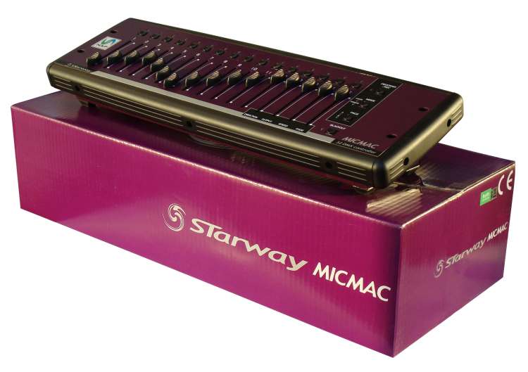 Jeu d'orgue DMX starway MicMac 16/32 canaux