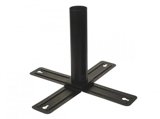 Pied de sol noir pour tube fluo de couleur
