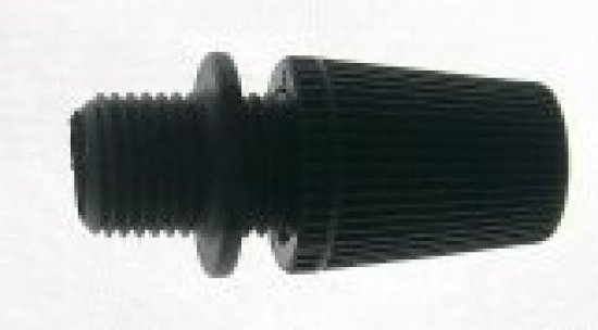 Isolateur serre câble noir pour douille plastique E27 à filetage M10