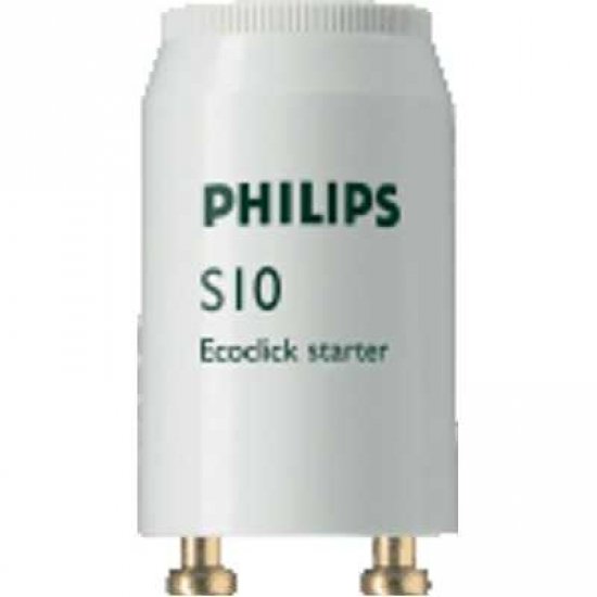 Starter philips S-10 pour tube fluo 4W à 65W code 69769126