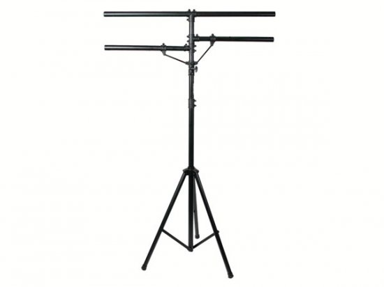 Pied Alu noir telescopique avec barre en T 3m40 + 3barres