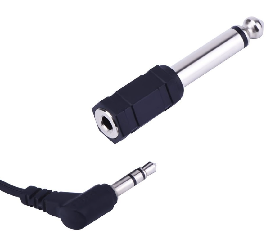 Adaptateur Jack 6.35 mono mâle vers Jack 3.5 mono femelle