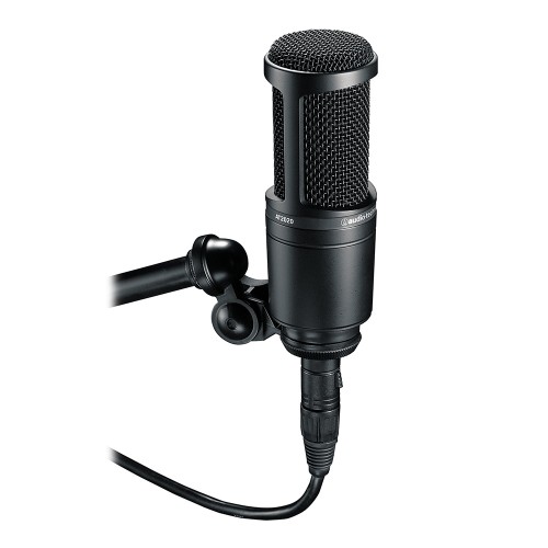 Pack Studio solo Audio technica AT 2020 & casque M20x et Audient EVO4 avec  pied de micro