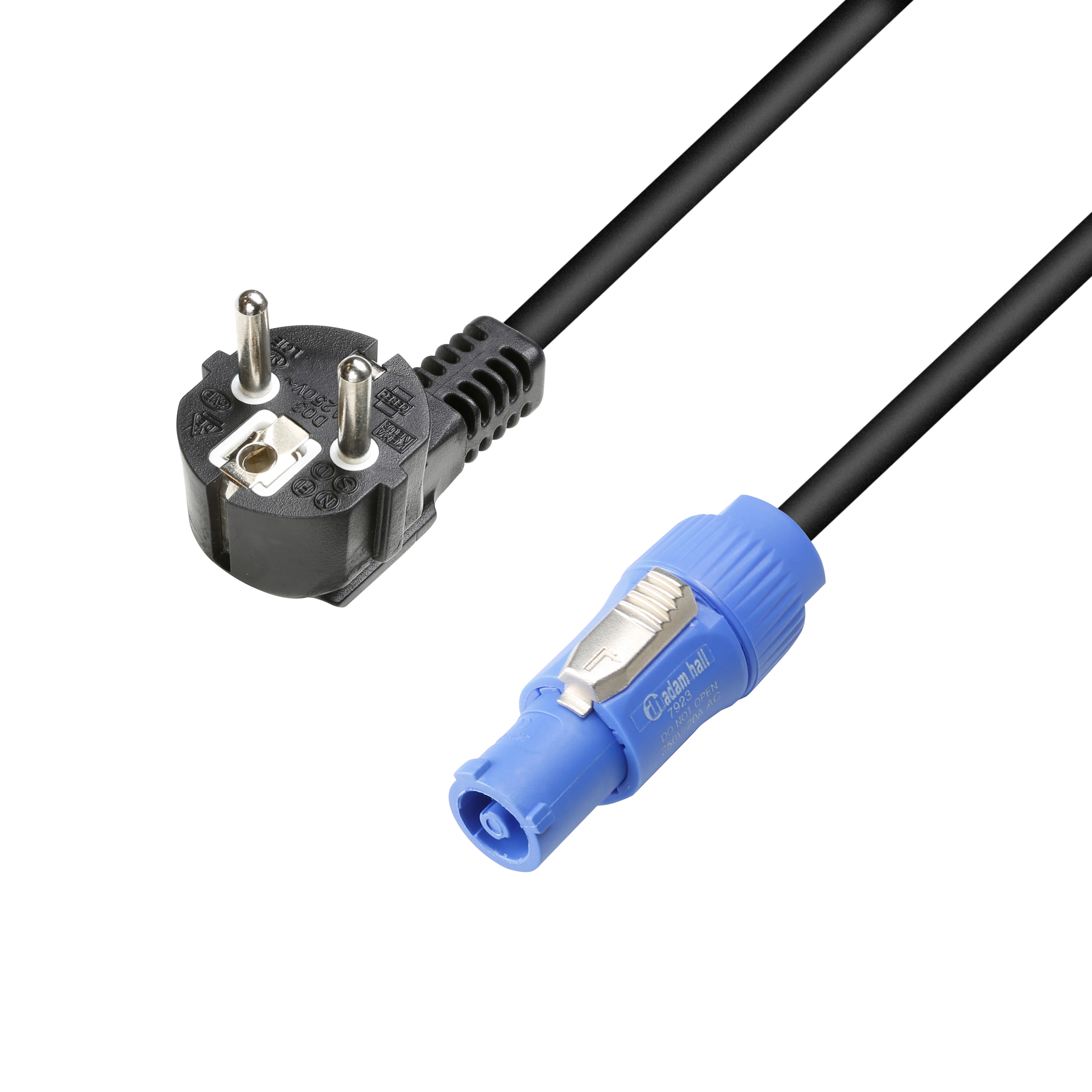 Câble d'alimentation Powercon 3X1,5 mm² longueur 3m