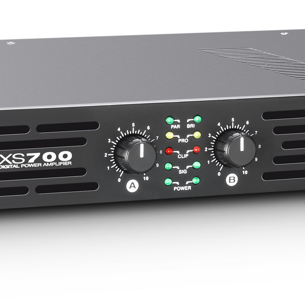 LD Systems XS 700 - Amplificateur Sono Classe D 2 x 350 W 4 Ohms