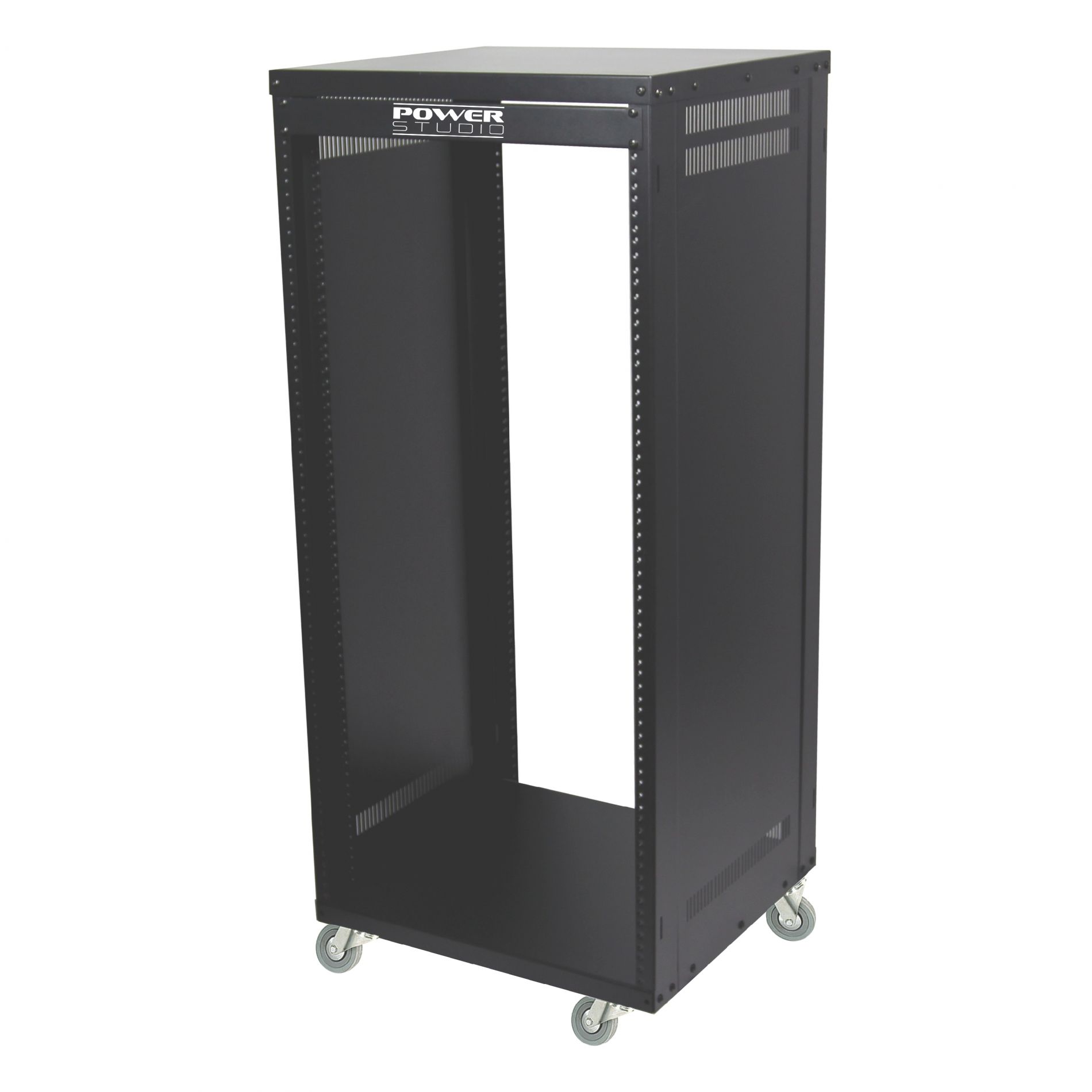 Armoire rack 19 pouces 12 U Monacor RACK-12GT/SW acier