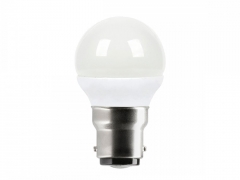 Ampoule sphérique B22 230V LED 0,5W BLANC FROID