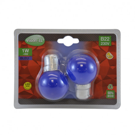 Ampoule LED B22 culot baïonnette de 22mm