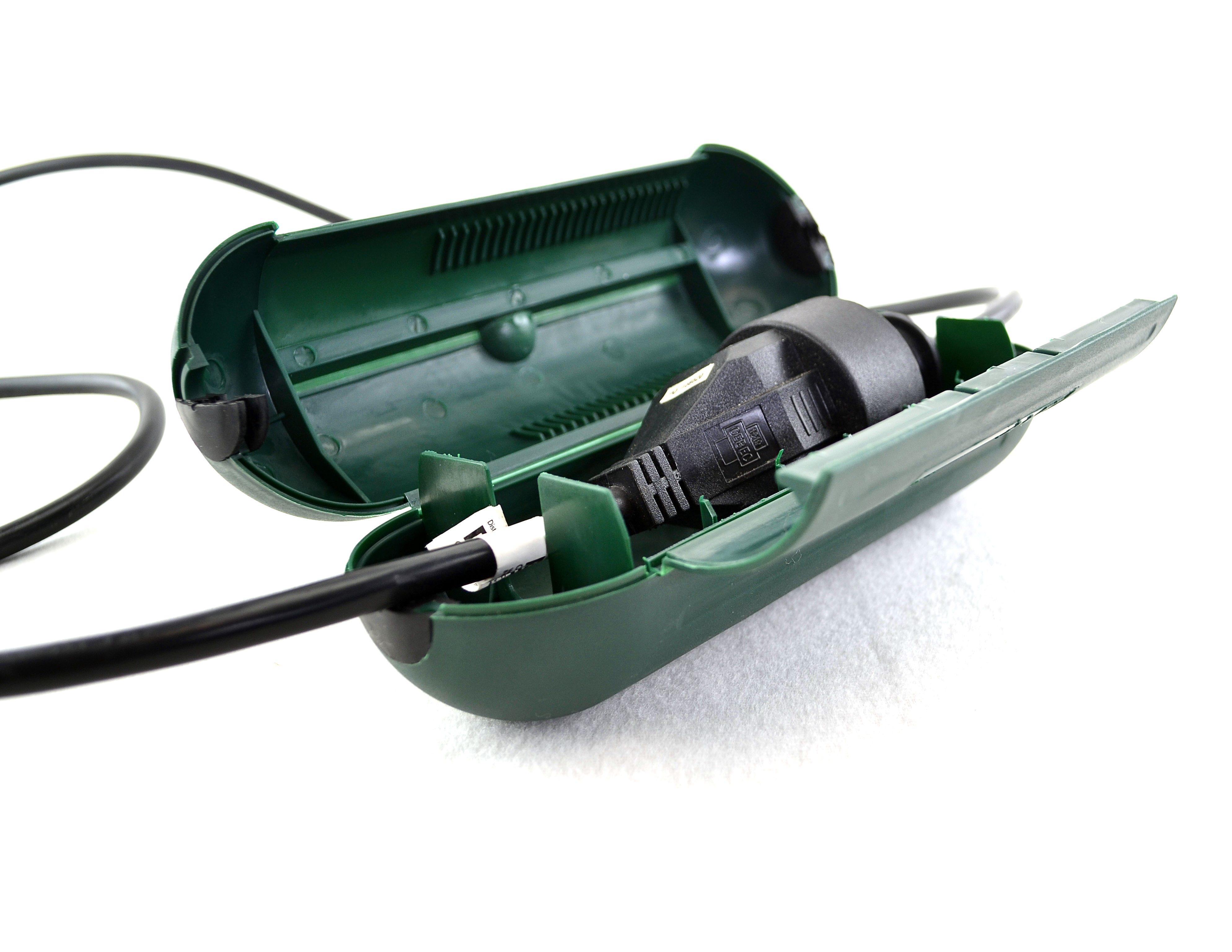 Boîtier De Protection étanche Pour Prise électrique Extérieur Boitier de protection de prises étanche IP44 vert | prozic.com