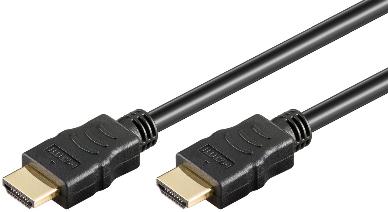 Câble HDMI mâle mâle 50cm contact doré compatible 4K