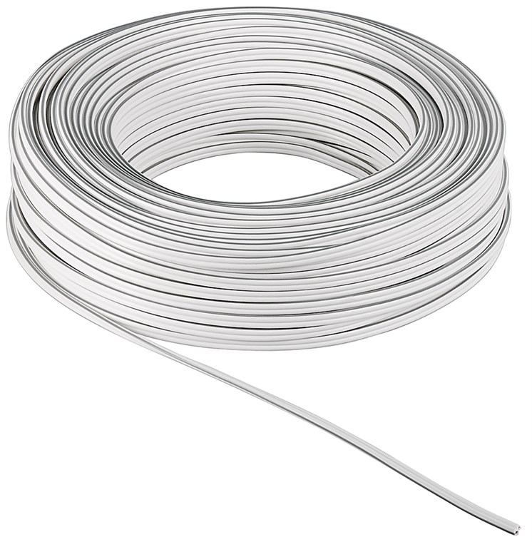 KabelDirekt 50m Câble d'enceinte (2x2,5 mm² câble Haut-Parleur