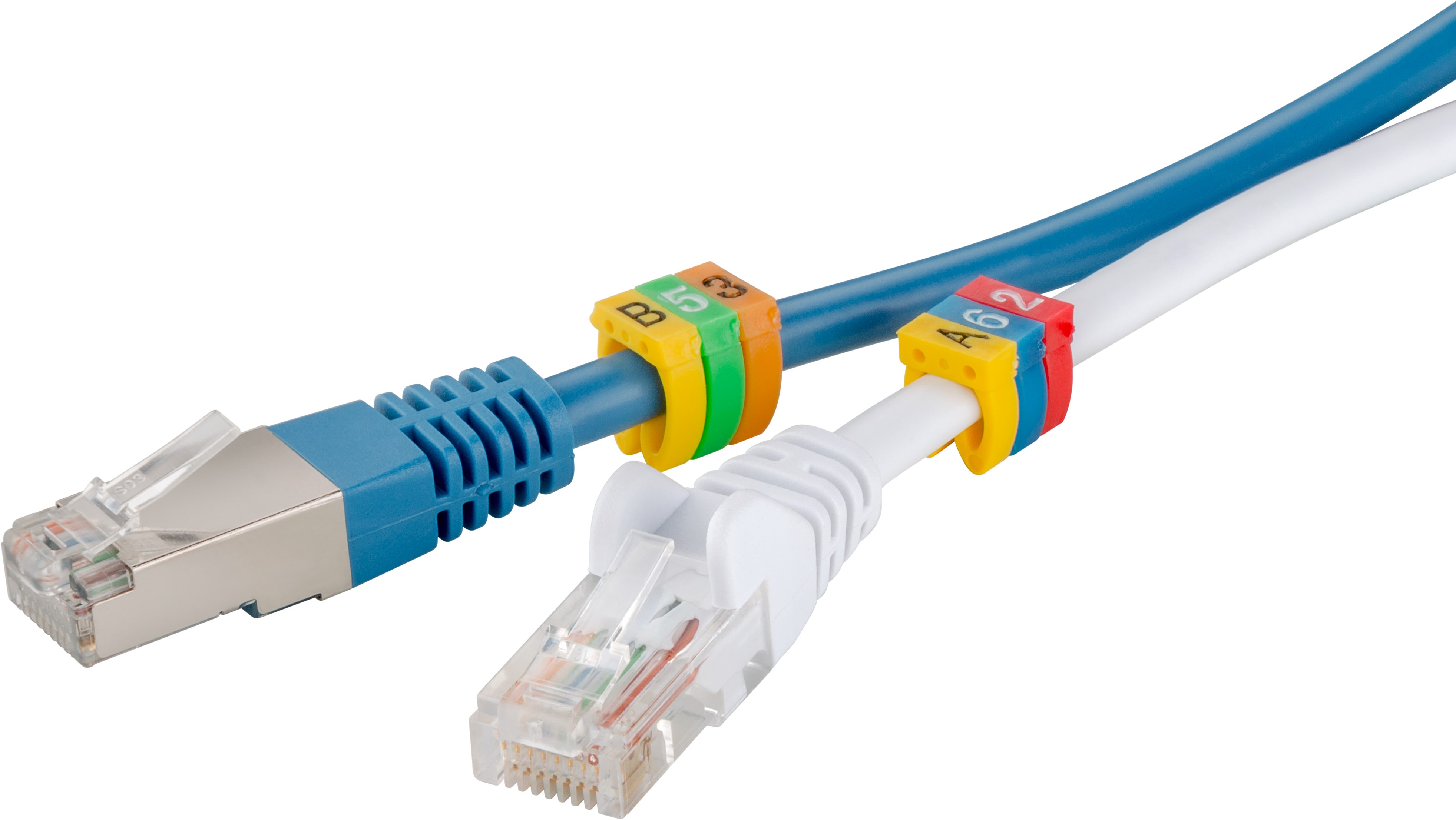 Lot de 100 Marqueurs de Câbles Colorés Repères de Cables Numéro de Fil  Etiquette pour Cable Electrique KCM-6 mm 6 mm² : : Bricolage