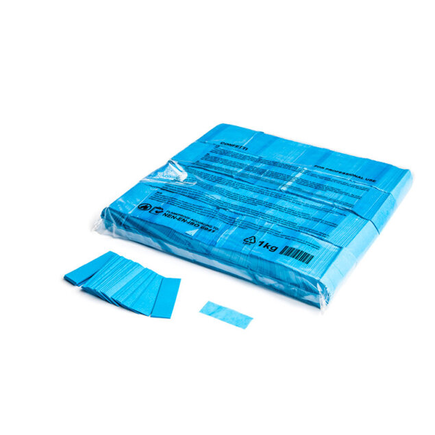 Confettis rectangulaires 55X17 bleu clair Sac de 1Kg