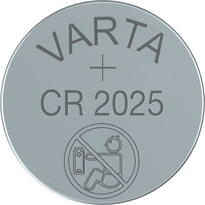 Pile CR2025 Varta Bouton Lithium 3V