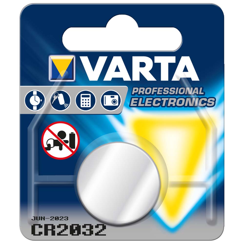 VARTA Piles Bouton CR2032, lot de 10, Power on Demand, Lithium, 3V,  emballage sécurisé pour les enfants, pour appareils Smart Home, clés de  voitures