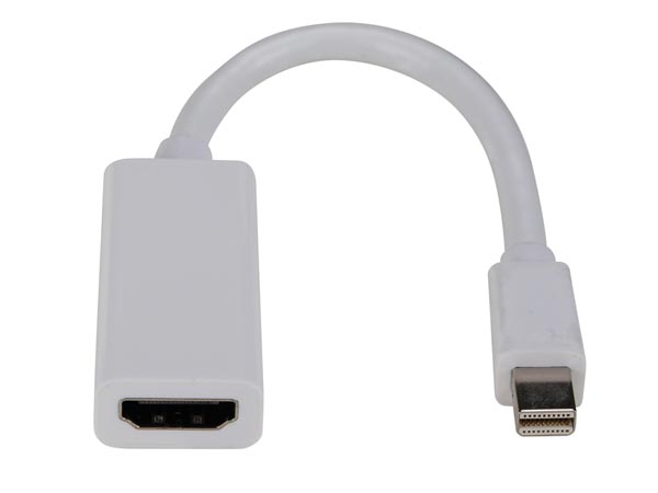 Adaptateur Mini DisplayPort Mâle vers HDMI Femelle, VGA / DVI