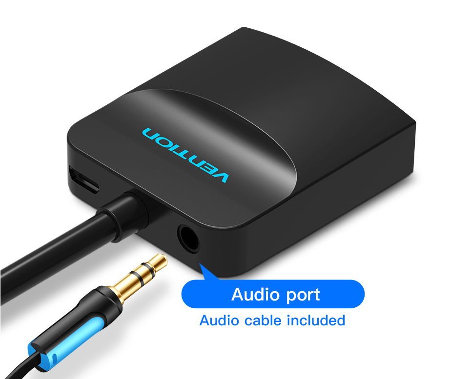 ADAPTATEUR VGA VERS HDMI AVEC AUDIO