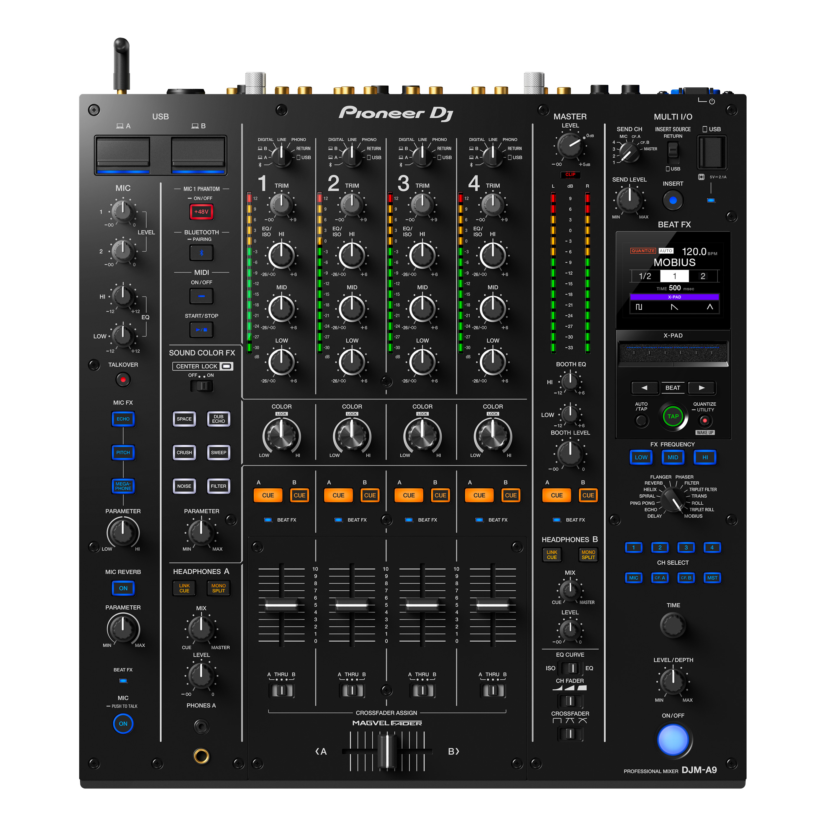 DJM-A9 PioneerDJ - Table de mixage professionnelle 4 voies