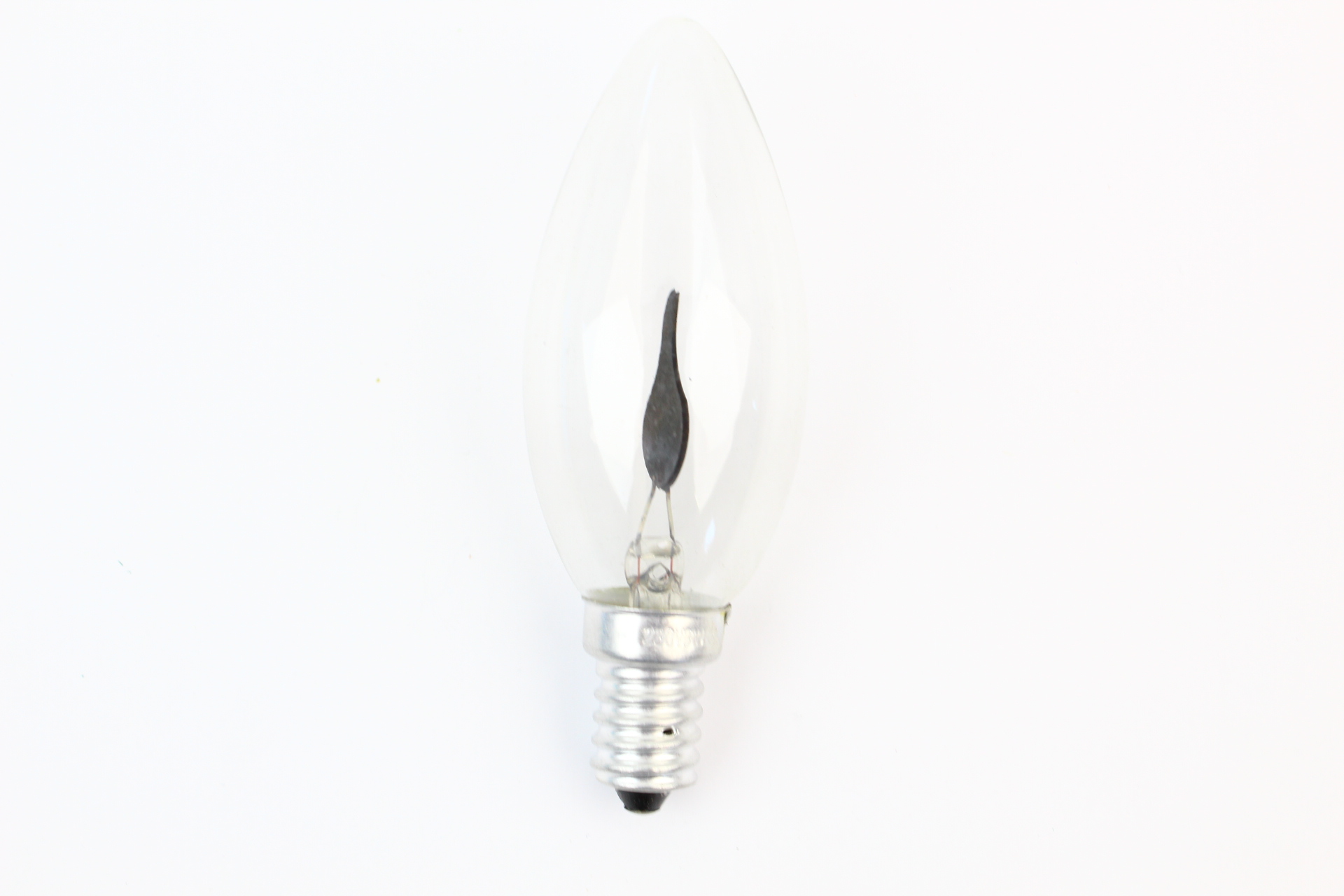 Ampoule flamme lisse 15W E14 230V - Lampe claire à incandescence