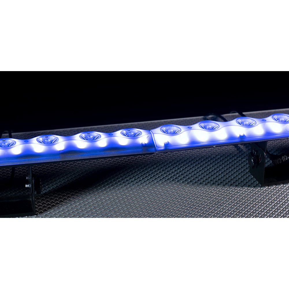Barre LED IP65 FULL RVB+Blanc noire FOS100 POWER - DTS