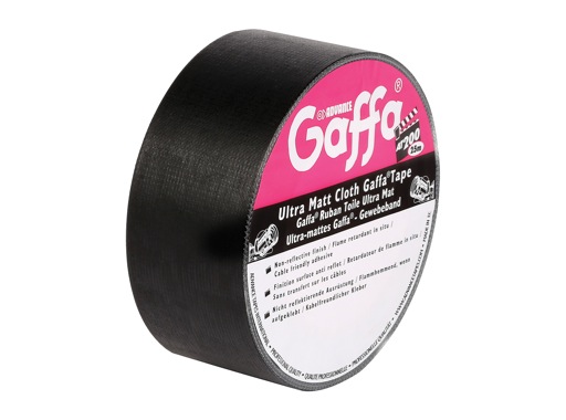 Gaffer Alu noir mat 25m largeur 50mm Advance AT205