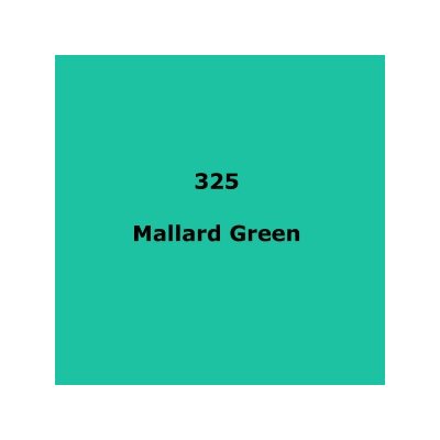 feuille Gélatine 122 X 53 cm Mallard Green 325 LEE FILTERS