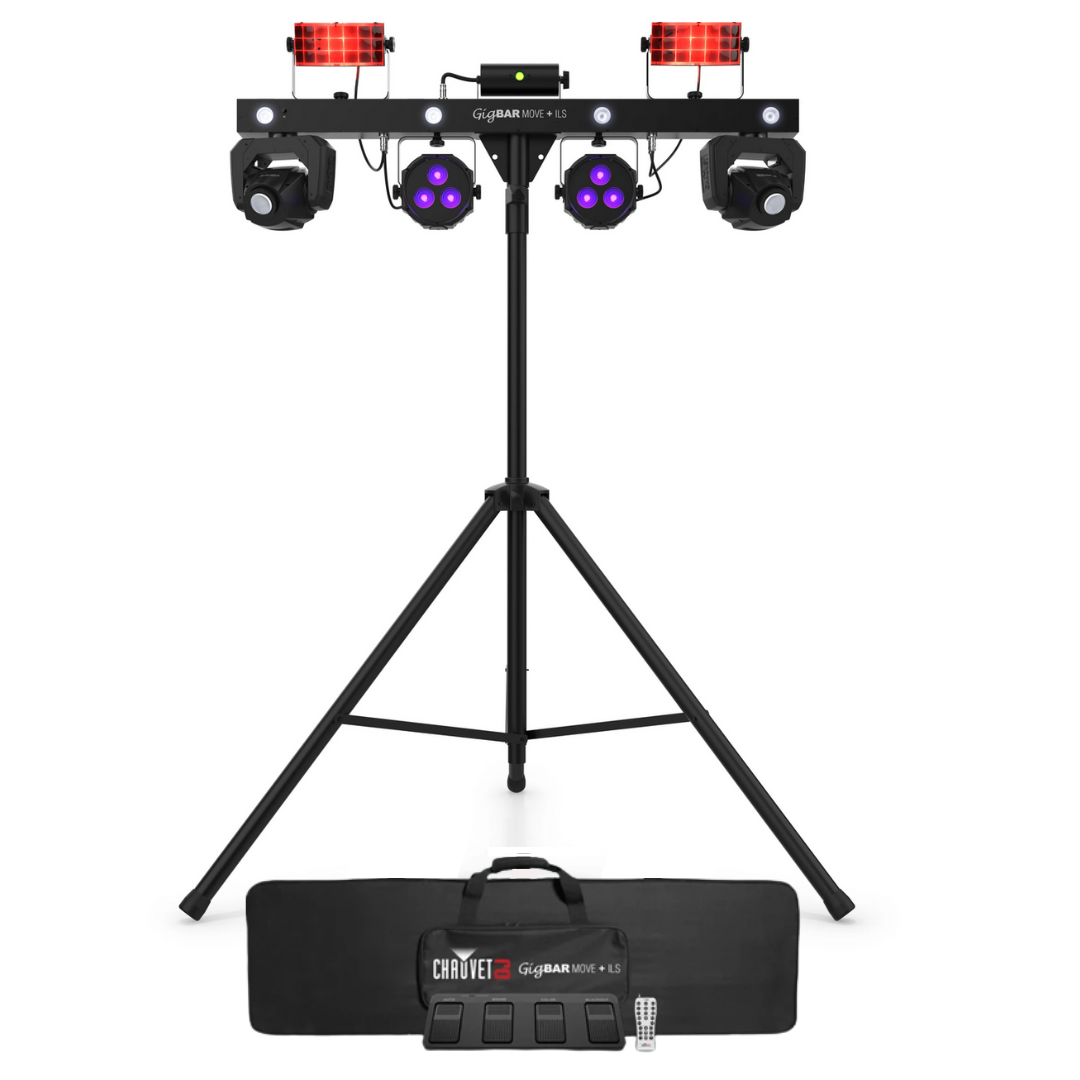 GigBar Move plus ILS Chauvet DJ - Effet 5 en 1 avec pied et housse