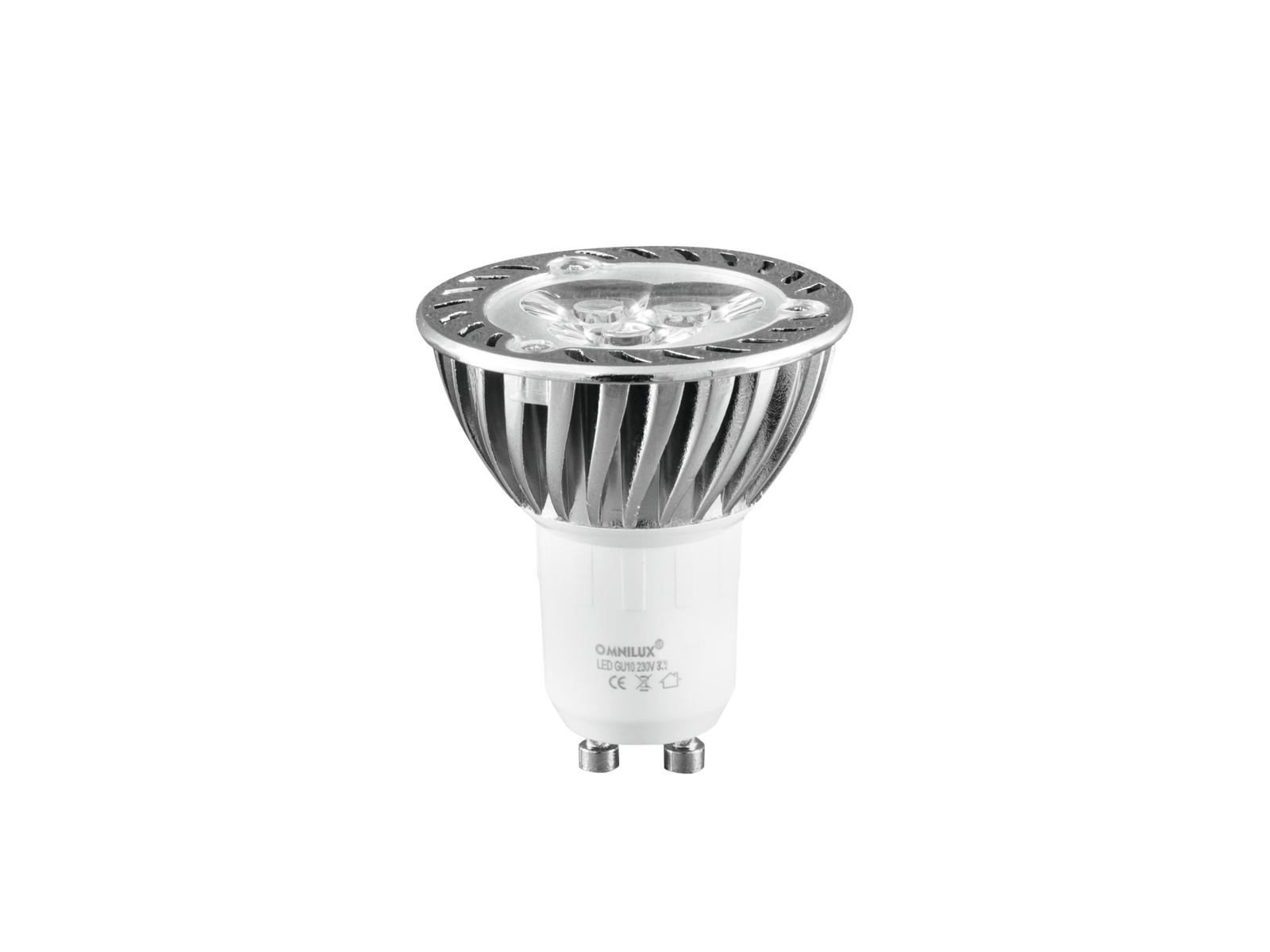 Ampoule Led GU10 3X1W Bleu omnilux