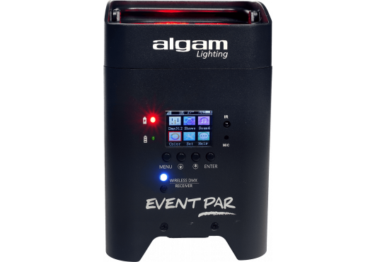 EVENTPAR  Algam Lighting - Projecteur led sur batterie 6 x 12W RGBWAUV