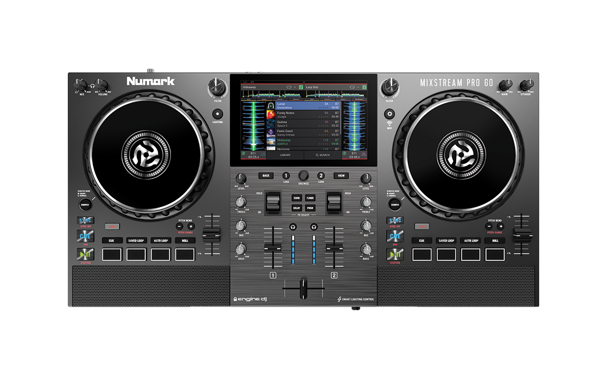 MIXSTREAM-PRO-GO Numark - Contrpoleur DJ Autonome avec Streaming Wifi Enceinte et Batterie