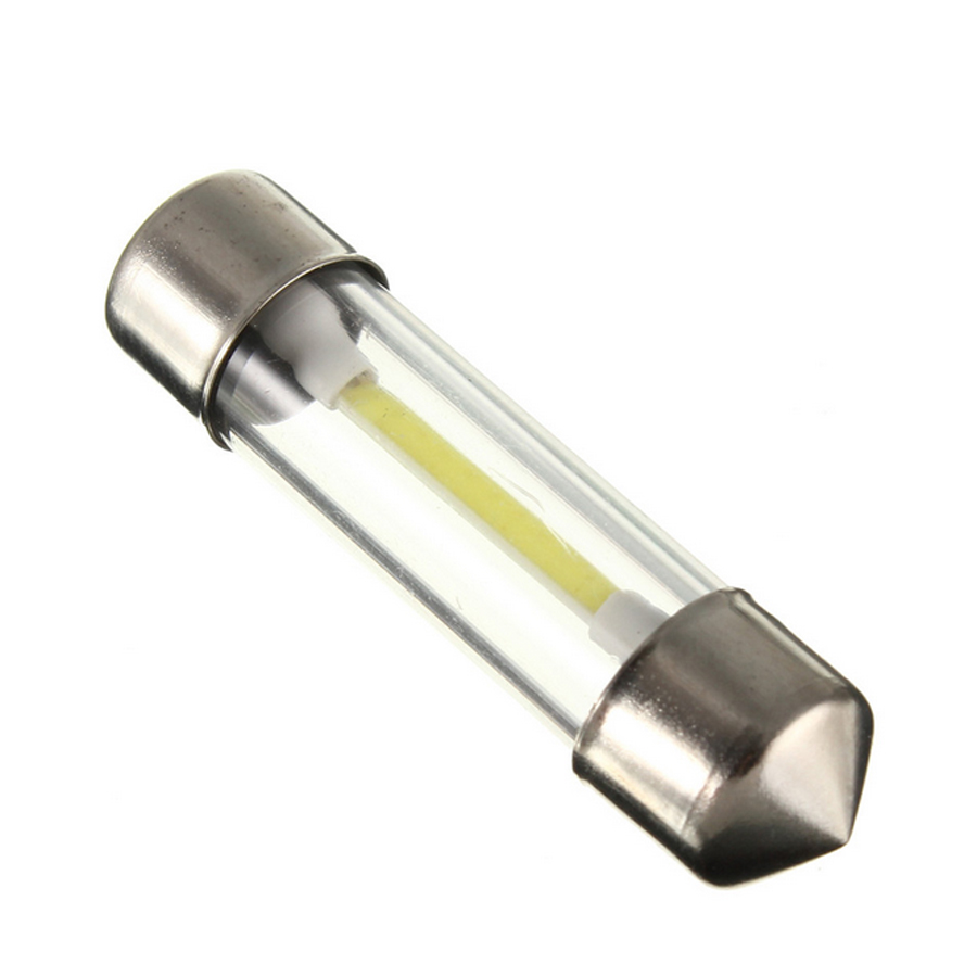 Ledson ampoule navette 36mm 4LED 12v blanc froid