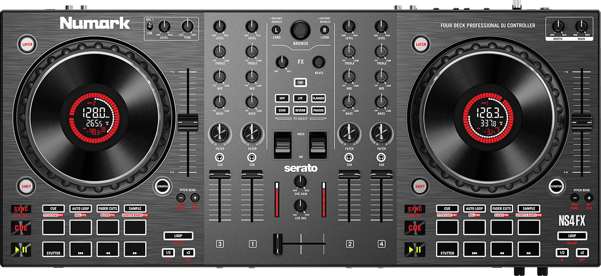 NS4FX NUMARK - Contrôleur DJ 4 voies