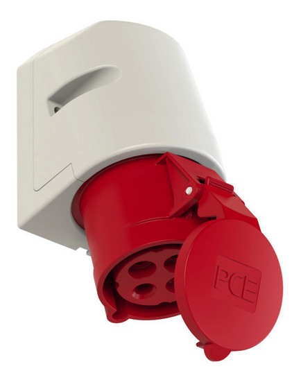 Adaptateur pour EV1 max. 7,4 kW --> prise triphasée CEE 32A à 5 broches  (rouge)