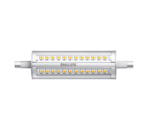 Ampoule LED LINEAR CORE PRO dimmable 14W=120W PHILIPS 220/240V R7S 3000K 118X29MM