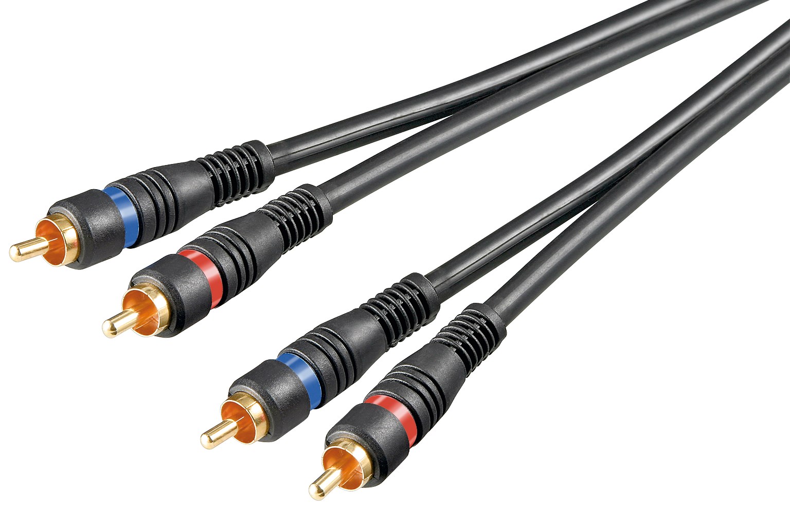 Kopp câble de connexion audio, 2 x 2 fiches RCA, 10 mètres