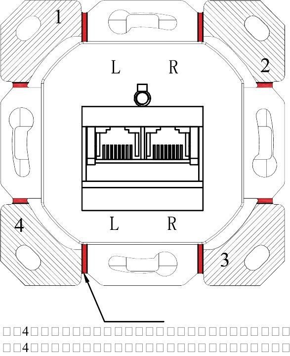 Prise RJ45 mural CAT 6, blindé, 2 ports - Achat/Vente DIGITUS 11001622