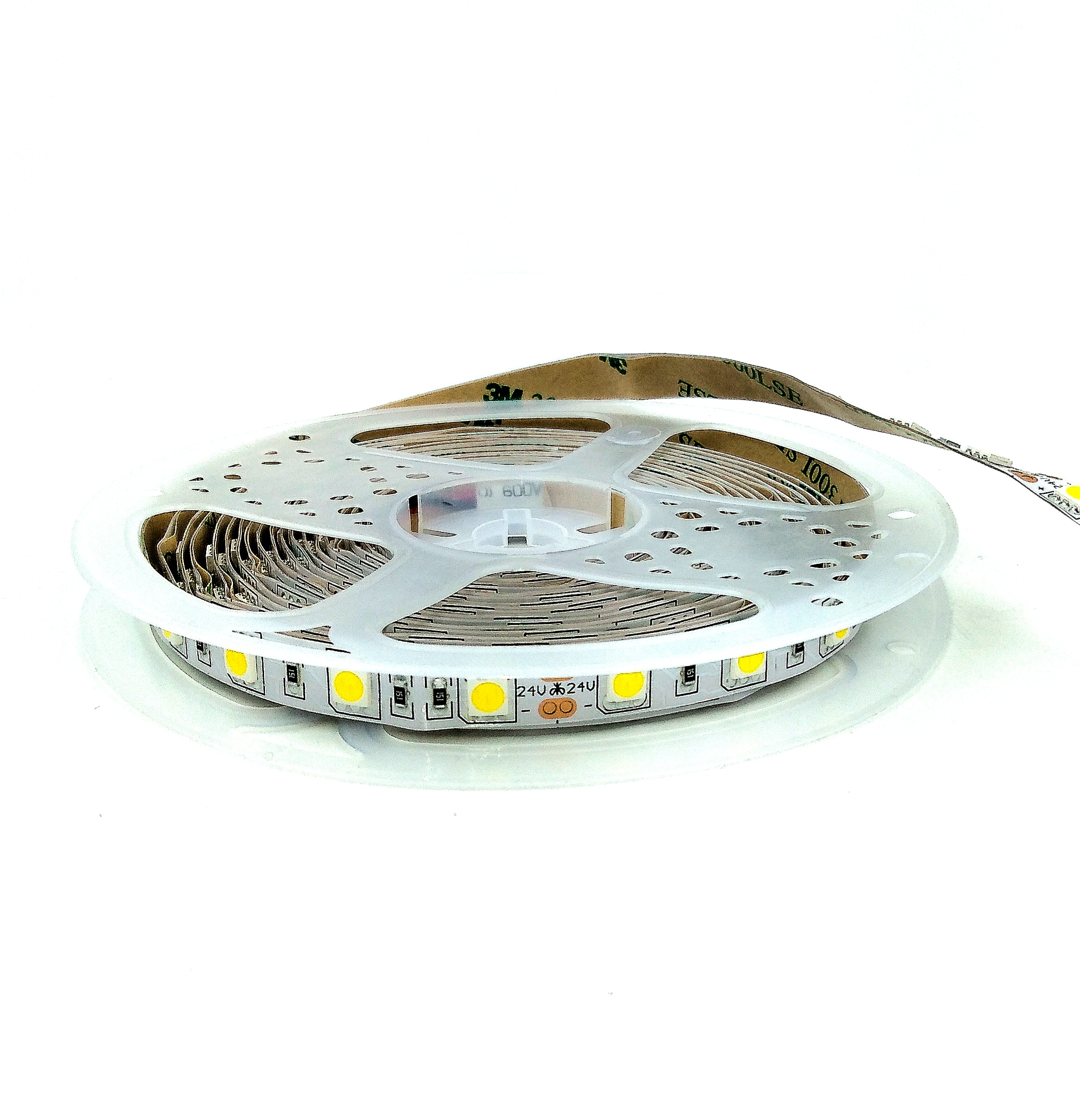 Ruban LED 5m blanc neutre 12V 14W/m 4000K Ip20 60 leds /m