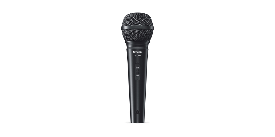 Microphone dynamique filaire avec XLR symétrique et interrupteur