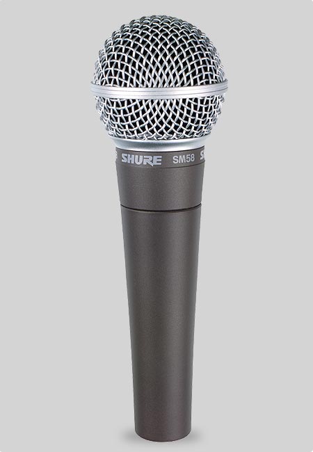 Micro Shure - SM58-LCE Voix - Dynamique Cardioïde SM58