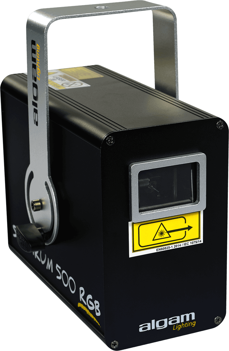 Spectrum 500 RGB Algam Lighting Laser 500mW multicolore Musical DMX ou ILDA
