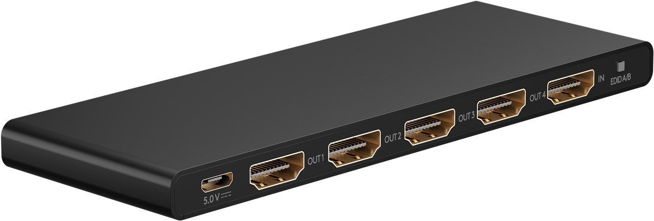 Splitter HDMI 1 entrée vers 4 sorties 4K.