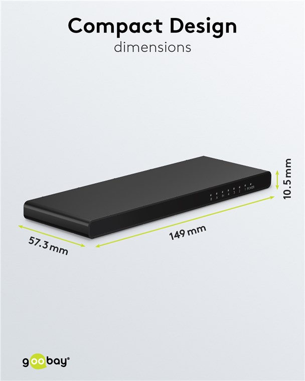 Switch Splitter HDMI - 2 entrées vers 4 sorties - Résolution 1080p 30Hz