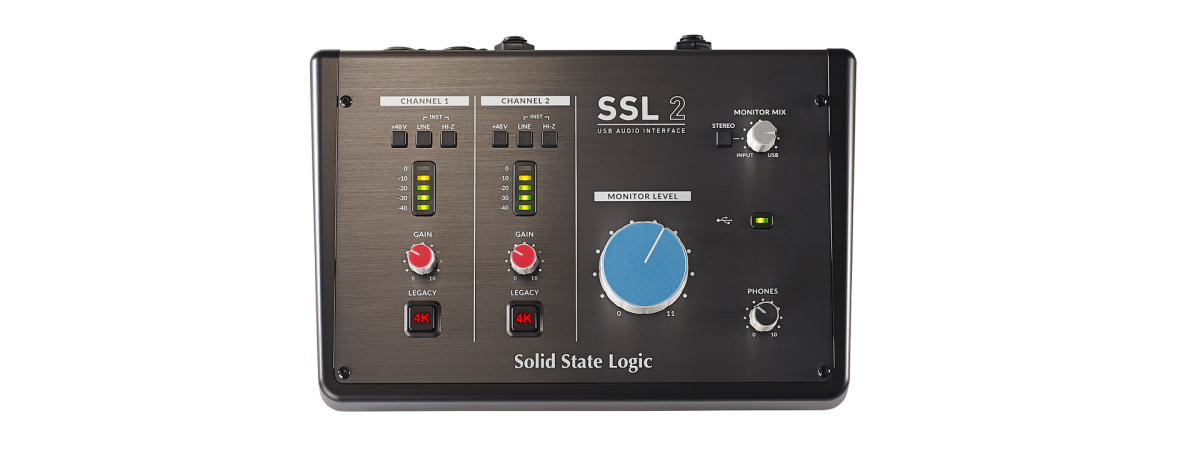 Interface audio 2 entrees / 2 sorties Solid State Logic SSL2
