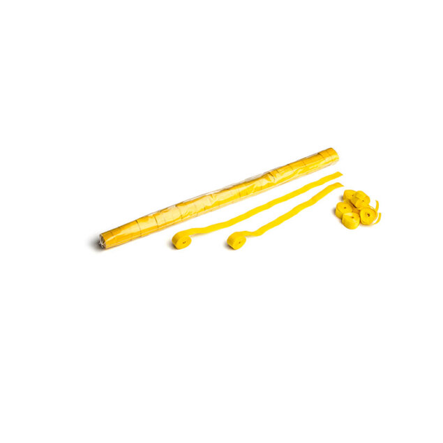 Pack de 32 streamers 10m X 1.5cm Jaune